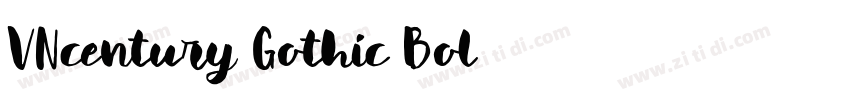 VNcentury Gothic Bol字体转换